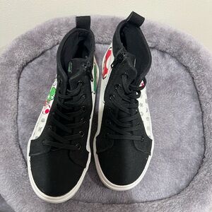 Nintendo Black and White Casual Shoes